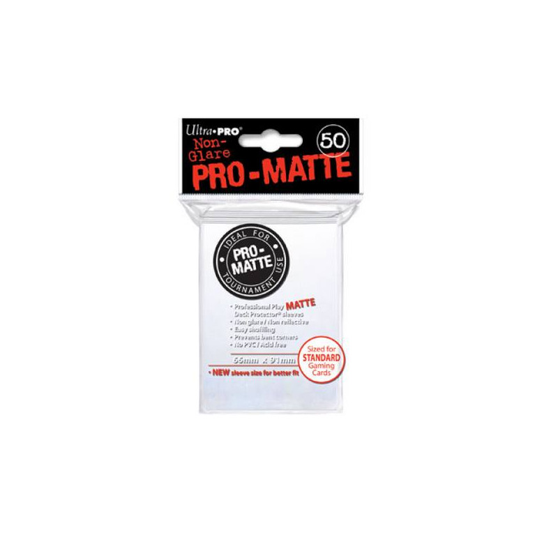 Ultra Pro Deck Protector Fundas Cartas Pro-Matte Blanca (50)