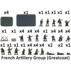 French Artillery Group, with Greatcoats