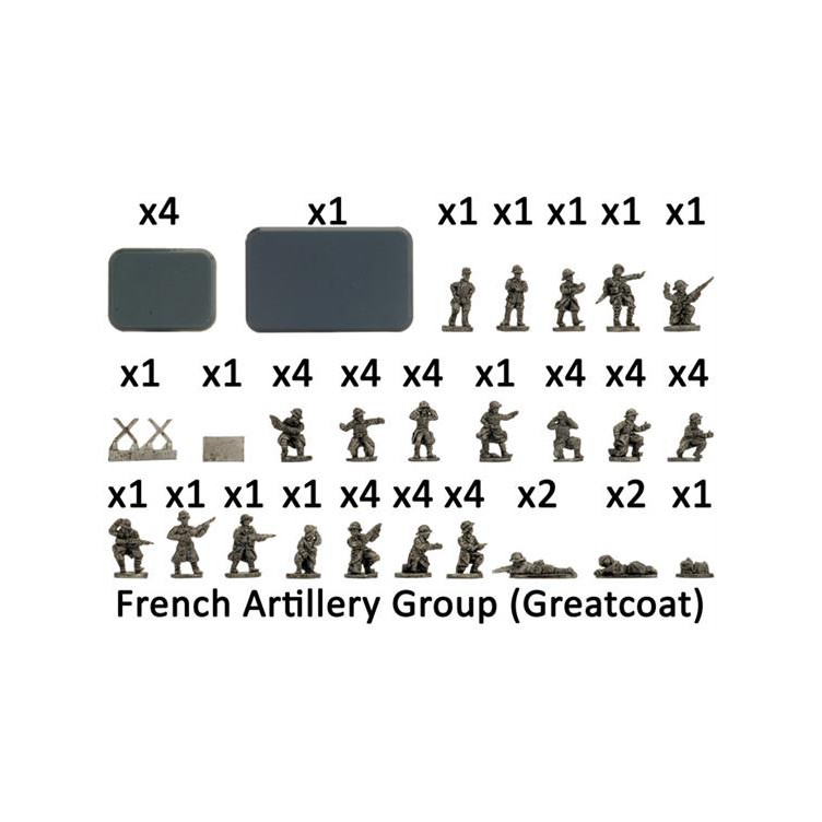 French Artillery Group, with Greatcoats