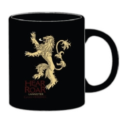 Juego de Tronos Taza Lannister negra Hear Me Roar