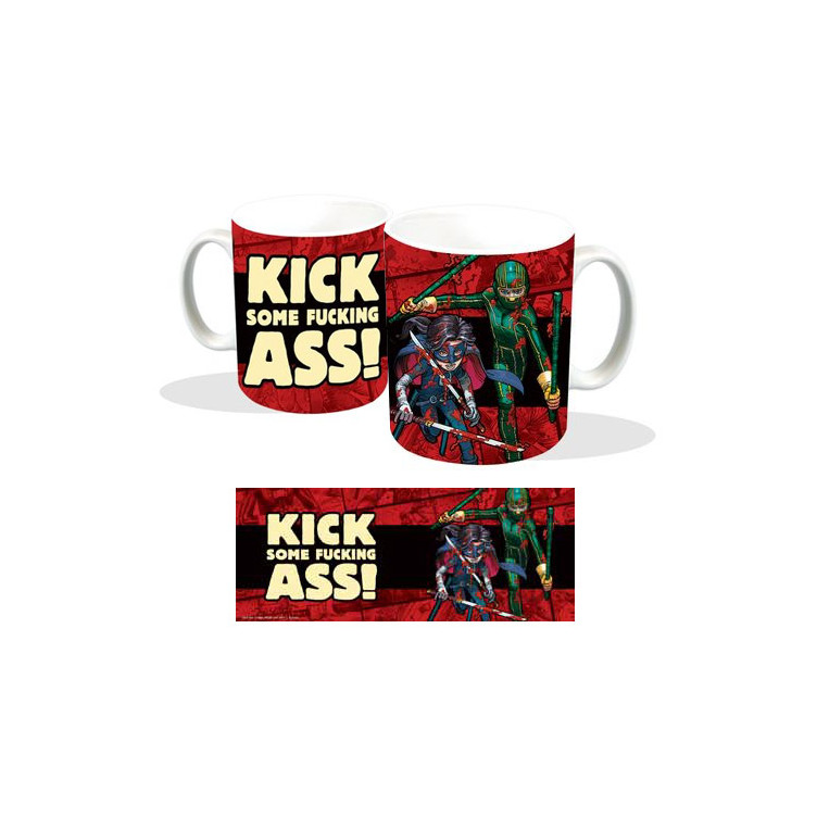 Kick-Ass Taza Kick Some Fucking Ass Red Band Edition