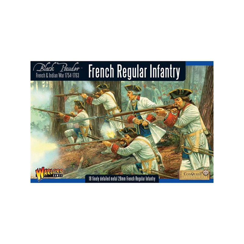 French Indian War 1754-1763: French Regular Infantry boxed set