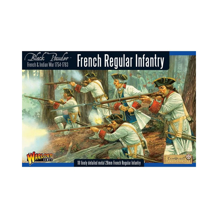 French Indian War 1754-1763: French Regular Infantry boxed set