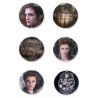 Set 6 chapas Edward 2 - Crepúsculo Twilight