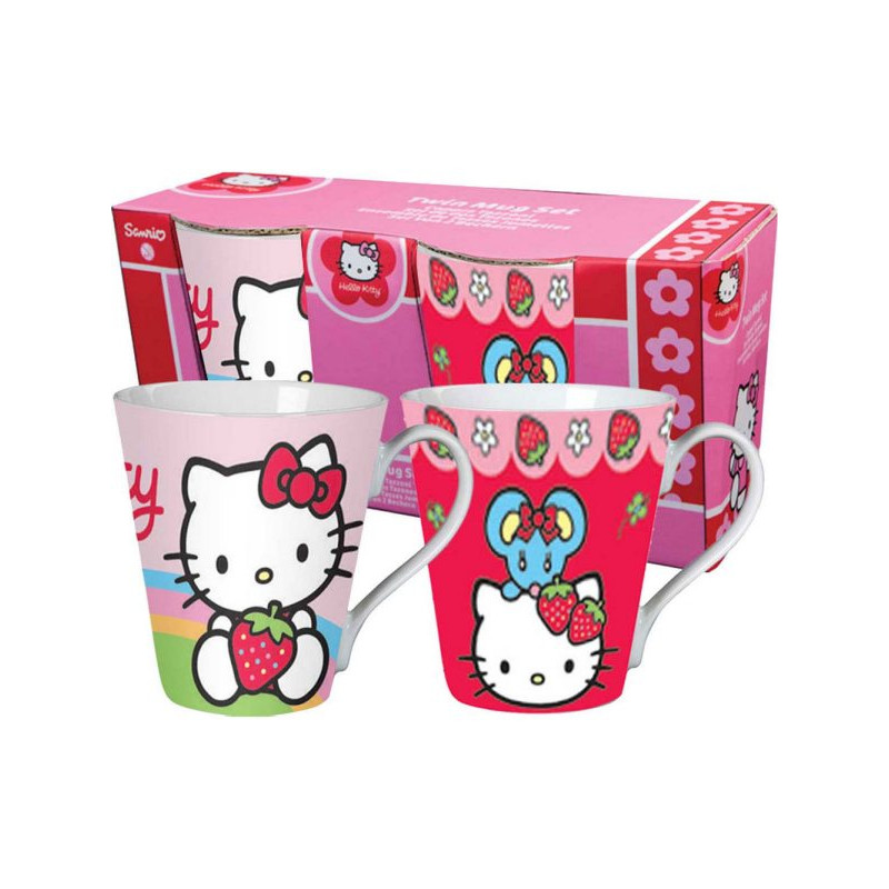 Set 2 tazas Hello Kitty