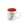 Lannister Taza Blanca Roja Ceramica Game of Thrones