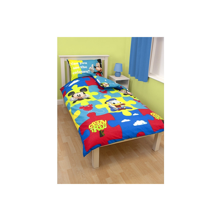 Conjunto funda nórdica reversible Mickey Mouse Disney cama 90