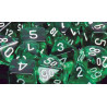 Translucent 12mm d6 Green/white (36 Dice)