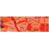 Opaque 12mm d6 Orange/black (36 Dice)