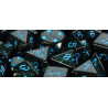 Speckled 16mm d6 Blue Stars (12 Dice)