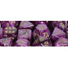 Polyhedral d10 Set Vortex Purple/gold (10 Dice)