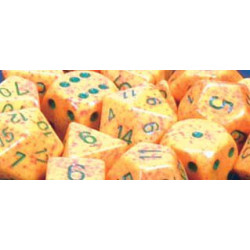 Speckled Polyhedral d10 Set Lotus (10 Dice)