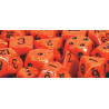 Speckled Polyhedral d10 Set Fire (10 Dice)