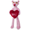 Peluche supersoft corazón Pantera Rosa T3 43cm