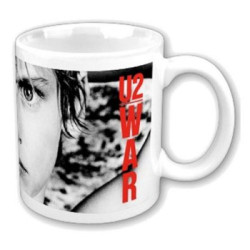 Taza U2 War en Caja de Regalo