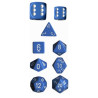 Opaque 12mm d6 Lt.Blue/white (36 Dice)