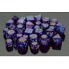 Polyhedral d10 Set Lustrous Purple/gold (10 Dice)