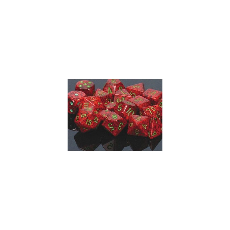 Speckled 16mm d6 Strawberry (12 Dice)