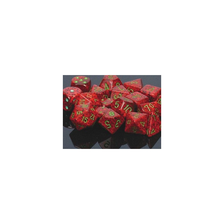 Speckled 16mm d6 Strawberry (12 Dice)