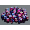 Gemini 16mm d6 Blue-Purple/gold (12 Dice)