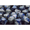 Gemini 12mm d6 Blue-Steel/white (36 Dice)