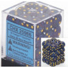 Speckled 12mm d6 Dice Blocks with Pips (36 Dice) - Twilight