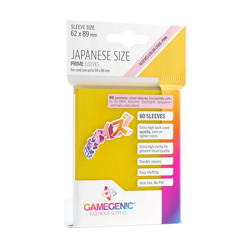 Prime Japanese Sized Sleeves Yellow