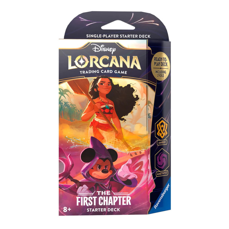 Disney Lorcana: Mazo de inicio Amber/Amesthys