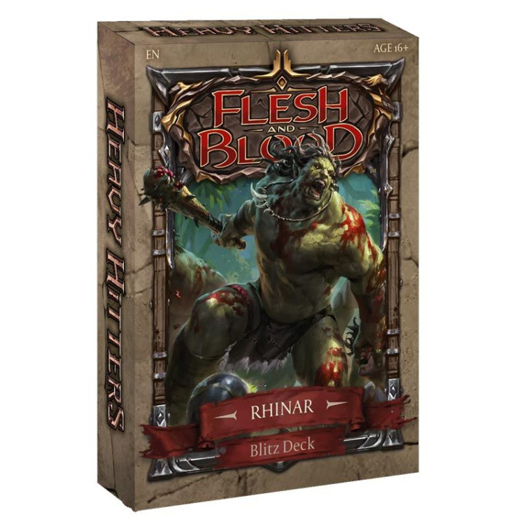 Flesh & Blood: Heavy Hitters Blitz Decks Rhinar (inglés)