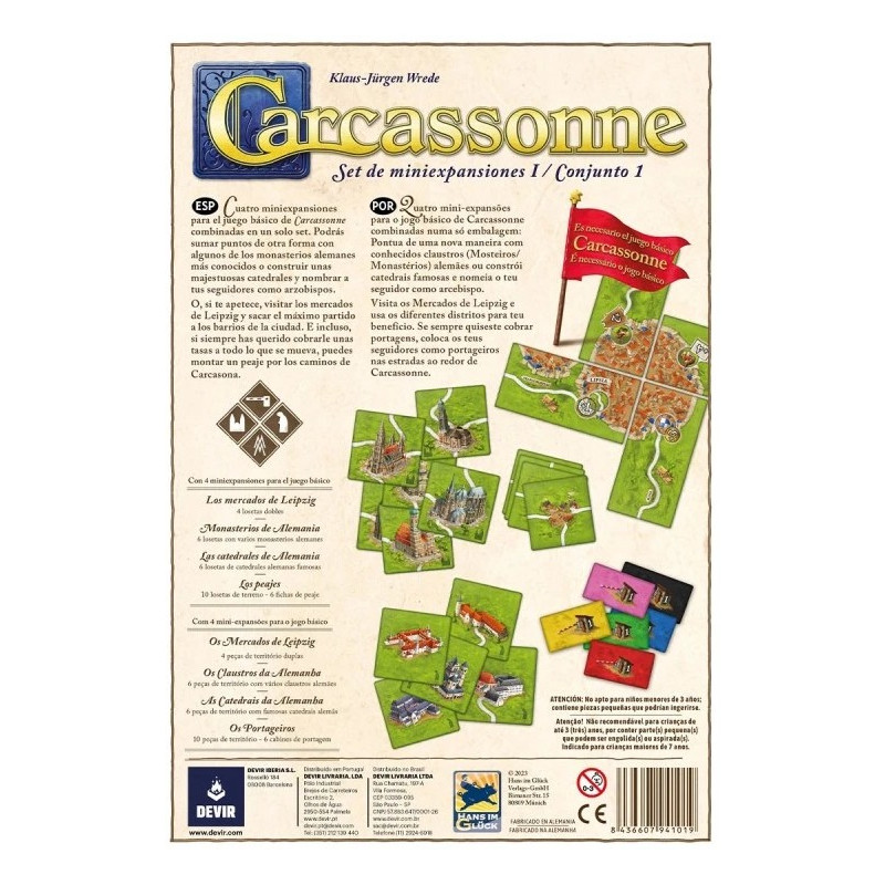 Carcassonne: Expansiones Reunidas