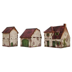 WW2 Normandy Farmhouse W. Outbuildings (15mm)