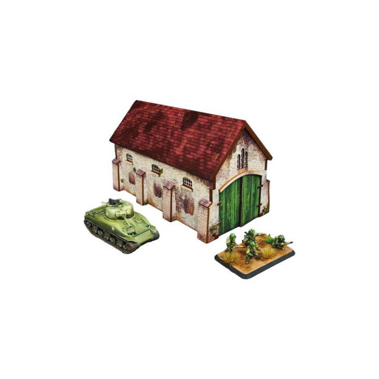 WW2 Normandy Cowshed (15mm)