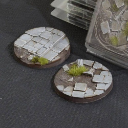 Temple Bases Round 60mm (x2)