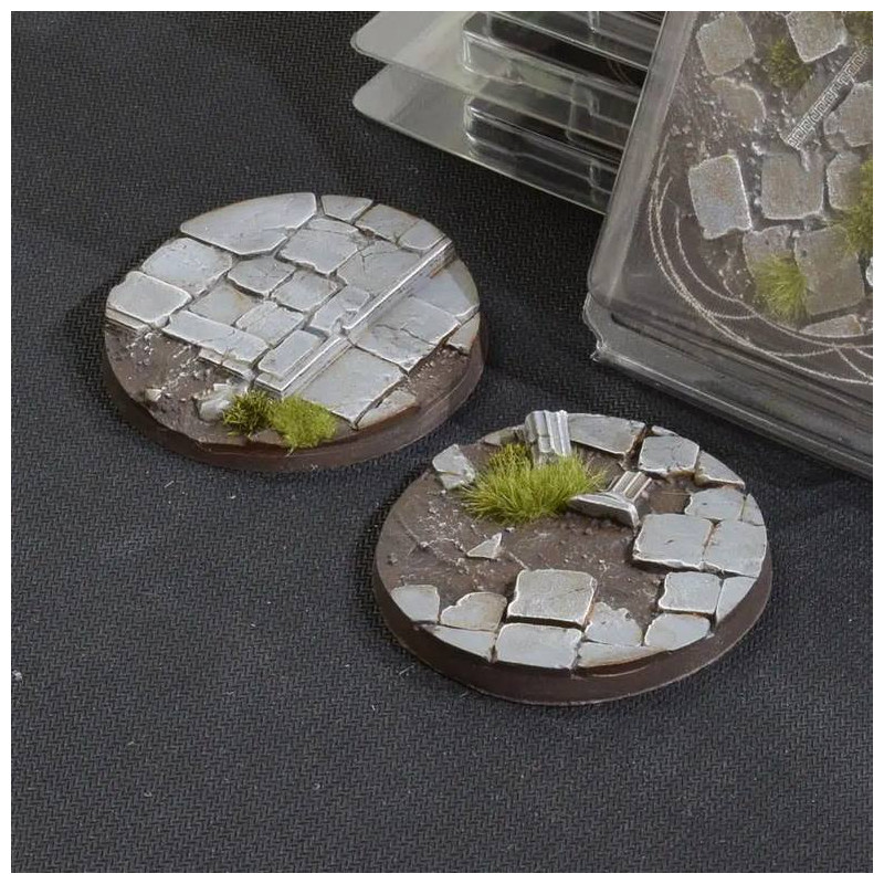 Temple Bases Round 60mm (x2)