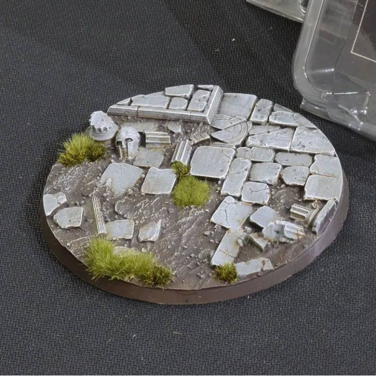 Temple Bases Round 100mm (x1)