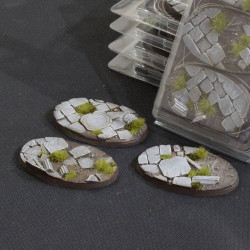 Temple Bases Oval 75mm (x3)