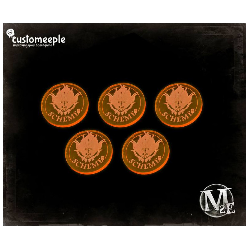 Malifaux marcadores de «scheme» Ten Thunders (5 Uds)