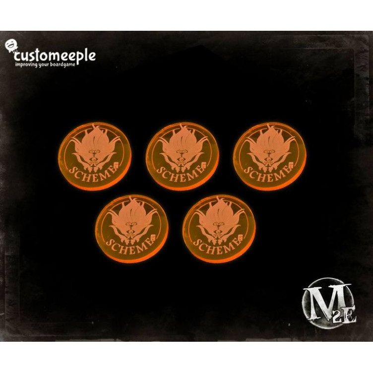 Malifaux marcadores de «scheme» Ten Thunders (5 Uds)