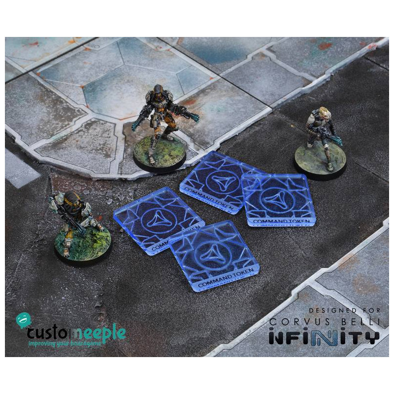 Tokens de mando Infinity Nomads (4 unid)