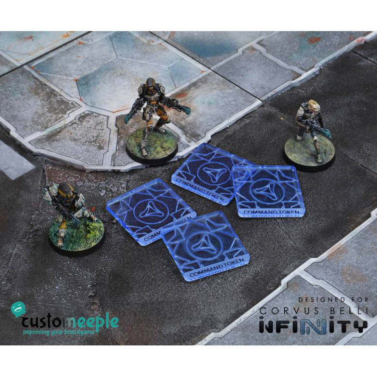 Tokens de mando Infinity Nomads (4 unid)